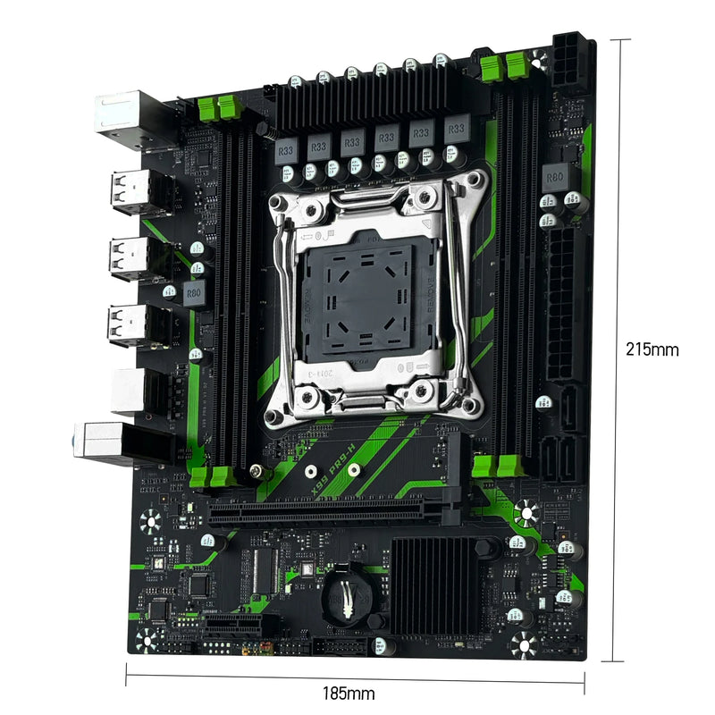 2025 MACHINIST X99 PR9-H Motherboard Set Kit With Intel LGA2011-3 Xeon E5 2650 V4 CPU + DDR4 1*16GB 2133MHz RAM Memory NVME M.2